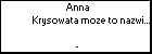 Anna Krysowata moze to nazwisko jej mamy
