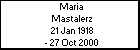 Maria Mastalerz